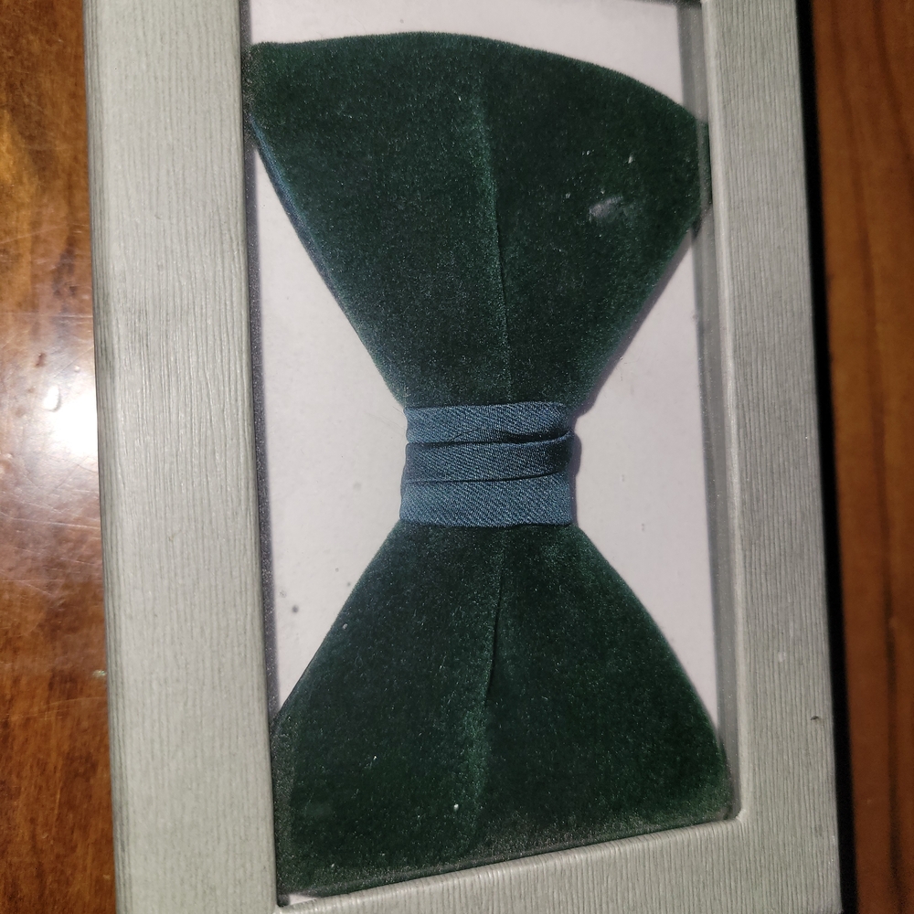 Jos. A. Bank Peacock Green Velvet Bowtie